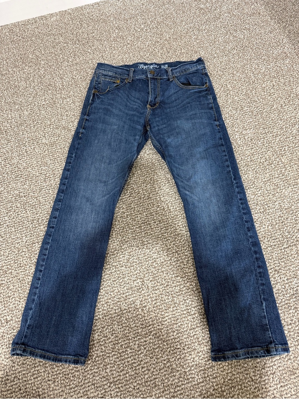 Wrangler Retro Men's Indigo Slim Straight Jeans